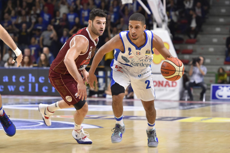 Jaime Smith nella gara contro Venezia | Foto Luigi Canu