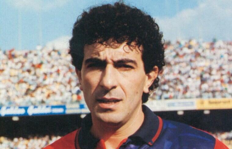 Gianfranco Matteoli, con la maglia del Cagliari