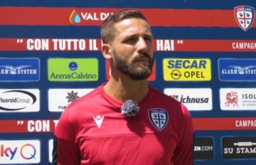Leonardo Pavoletti in maglia Cagliari