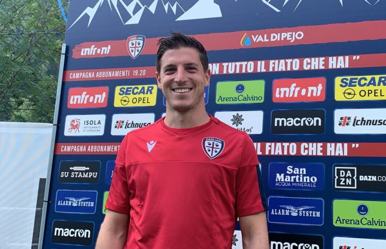 Alessio Cragno nel ritiro di Pejo