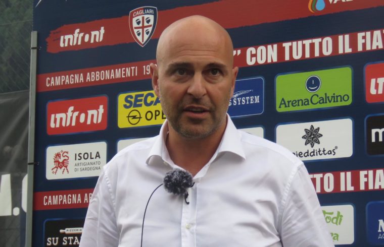 Il presidente del Cagliari Tommaso Giulini in primo piano