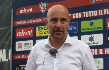 Il presidente del Cagliari Tommaso Giulini in primo piano