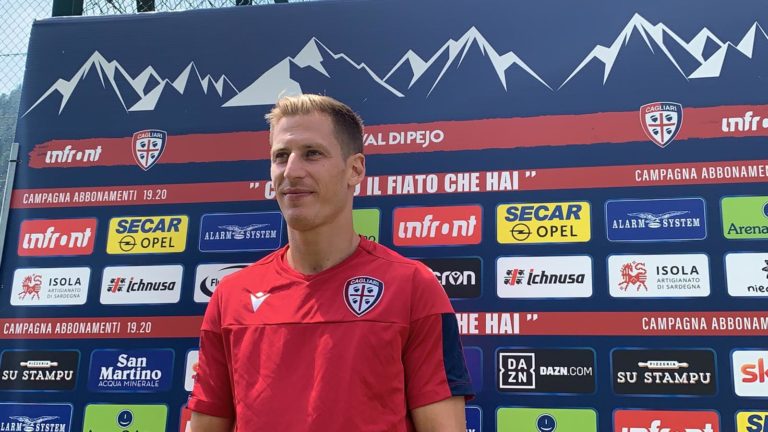 Valter Birsa nel ritiro di Pejo
