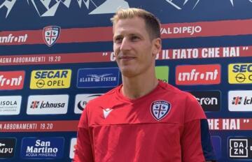 Valter Birsa nel ritiro di Pejo