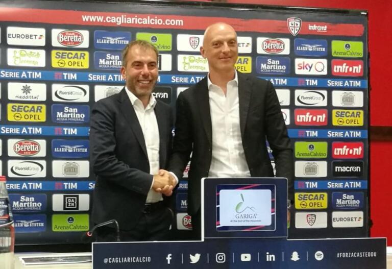 Il DS Carta e il DG Passetti