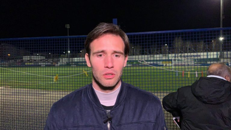 Robert Acquafresca a Nuoro, in occasione del debutto della Natzionale Sarda (foto Centotrentuno.com)