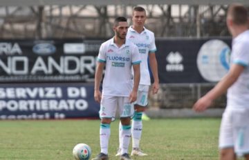 Biancu in azione in maglia Olbia