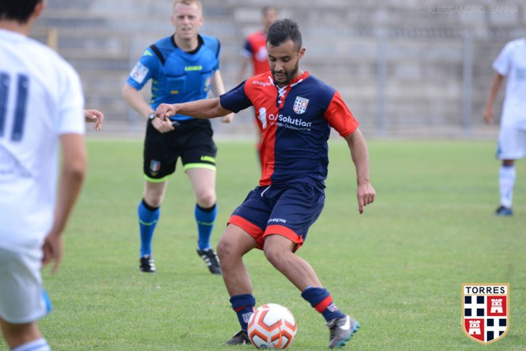 Pisanu in maglia Torres