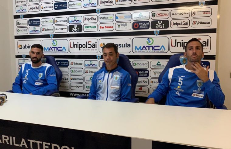 Daniele Bianchi e Simone Patacchiola, insieme al mister Stefano Udassi