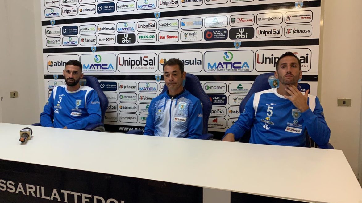 Daniele Bianchi e Simone Patacchiola, insieme al mister Stefano Udassi