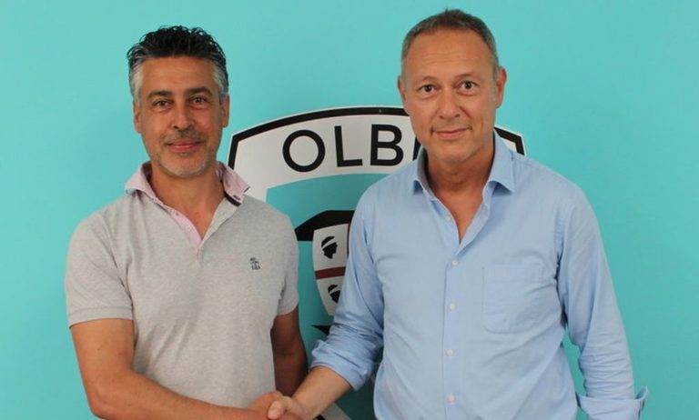 Tomaso Tatti col presidente Alessandro Marino