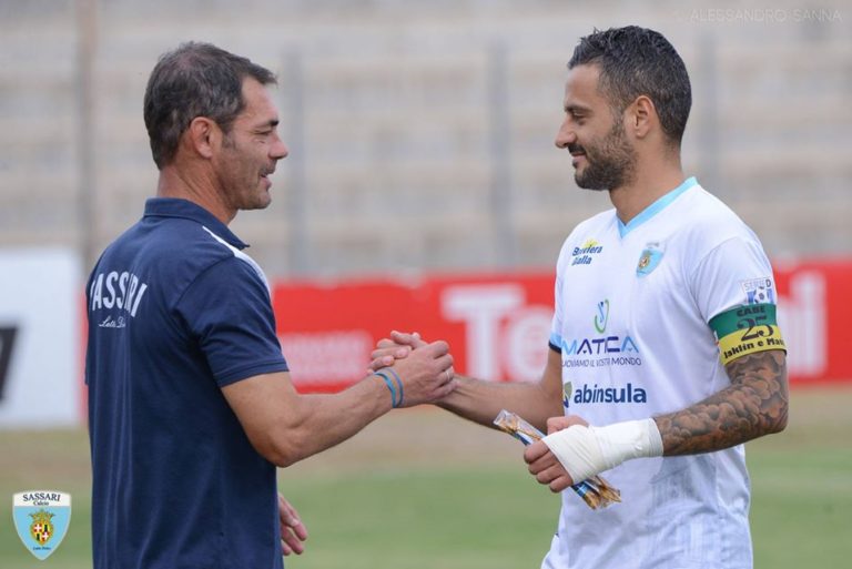 Capitan Cabeccia e mister Udassi | Foto di Alessandro Sanna