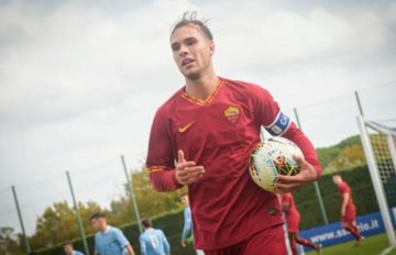 Alessio Riccardi (2001), capitano della Roma Primavera