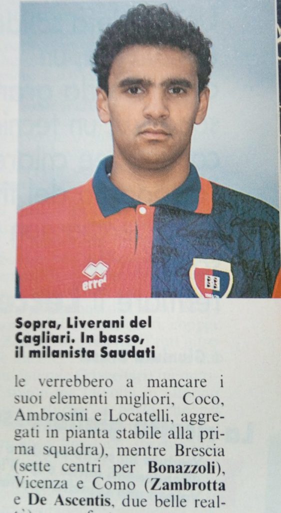 Fabio Liverani in una foto del 1996