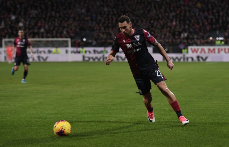 Artur Ionita in maglia Cagliari