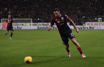 Artur Ionita in maglia Cagliari