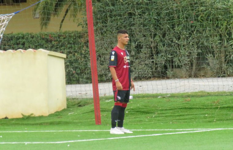 Michele Masala durante Cagliari-Atalanta Primavera