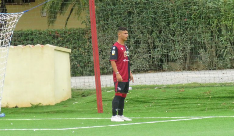 Michele Masala durante Cagliari-Atalanta Primavera
