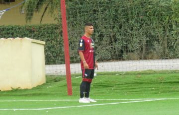 Michele Masala durante Cagliari-Atalanta Primavera