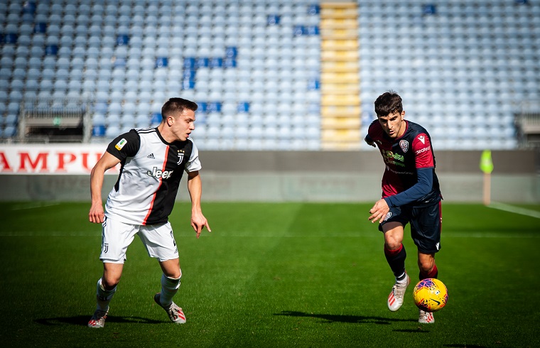 Alessandro Lombardi contro la Juventus | Foto Andrea Baldinu