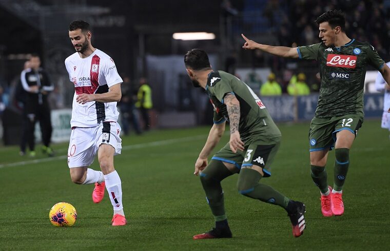 Gaston Pereiro contro il Napoli nella passata stagione