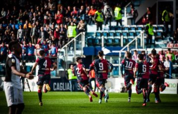 Primavera del Cagliari in azione