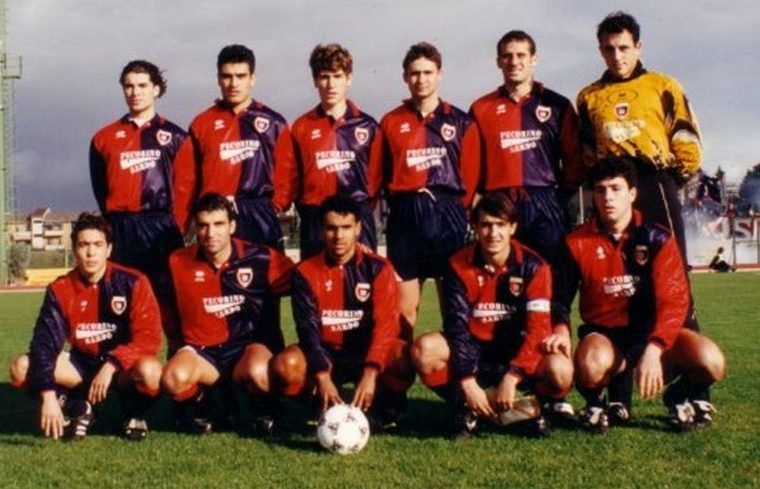 Una formazione del Cagliari Primavera 1995-96