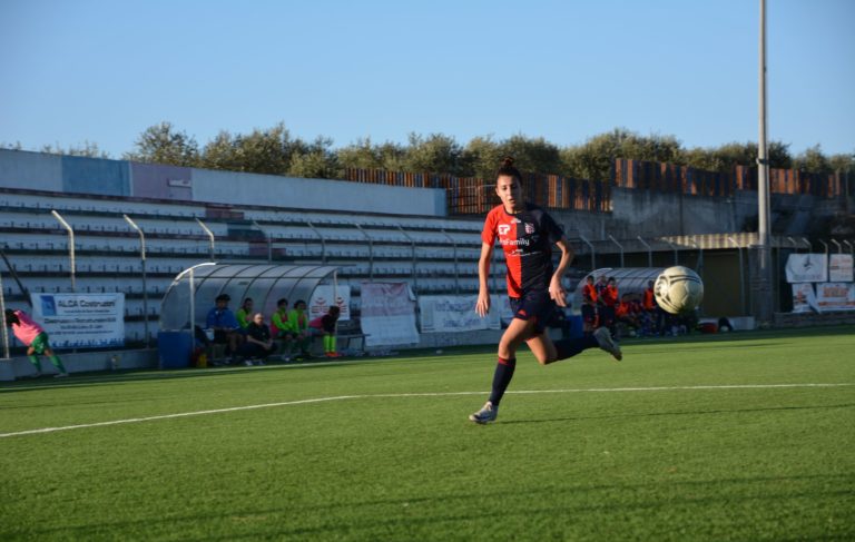 Scatto di una giocatrice della Torres