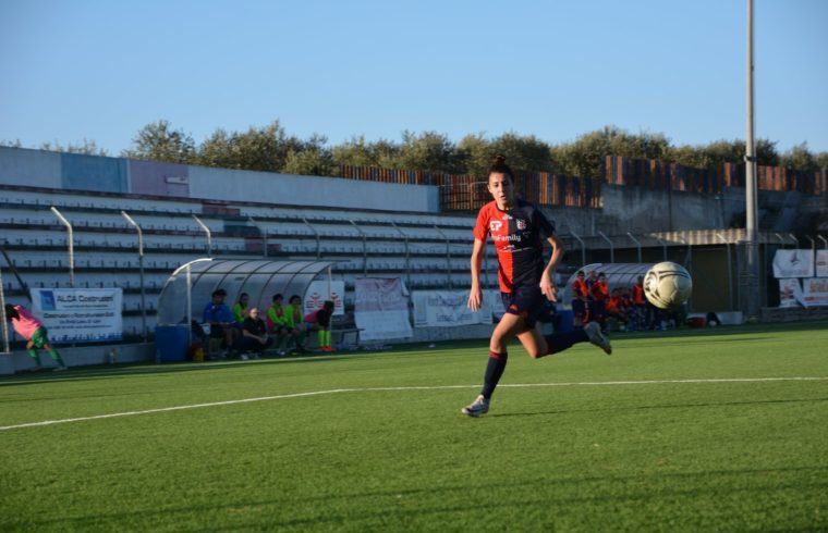 Scatto di una giocatrice della Torres