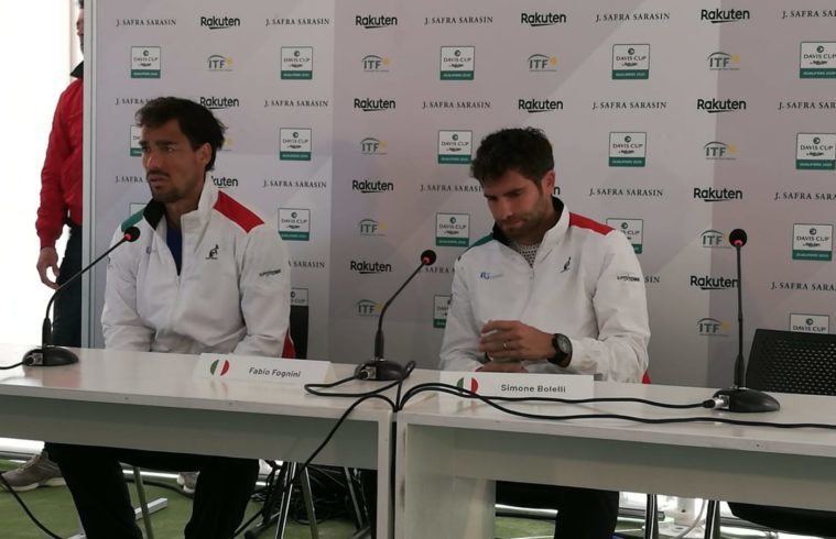 Fognini e Bolelli in conferenza stampa