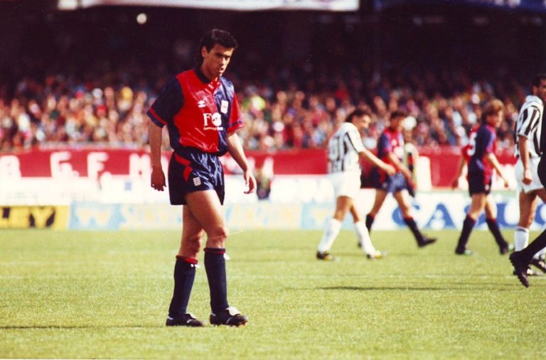 Daniel Fonseca con la maglia del Cagliari