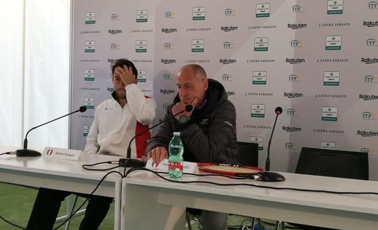 Stefano Travaglia e Corrado Barazzutti