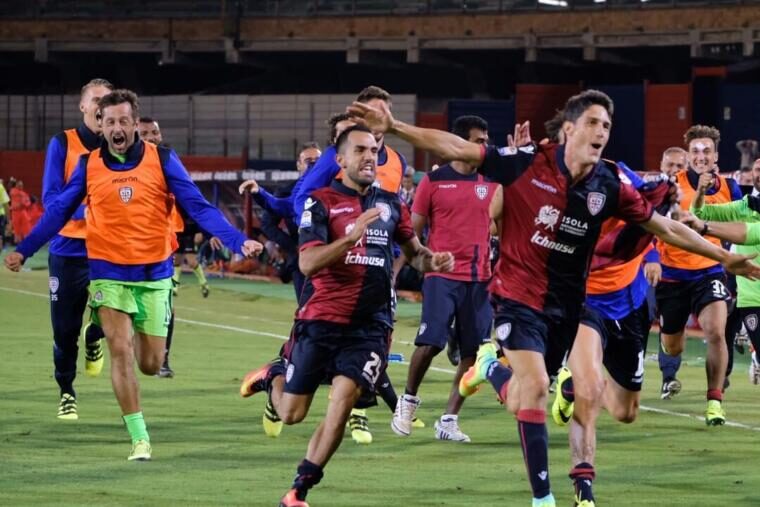 L'esultanza di Federico Melchiorri