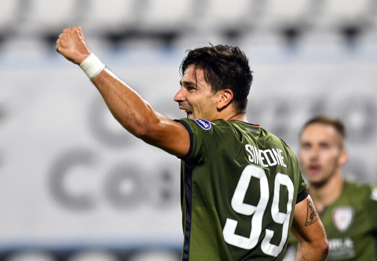 Esultanza di Giovanni Simeone