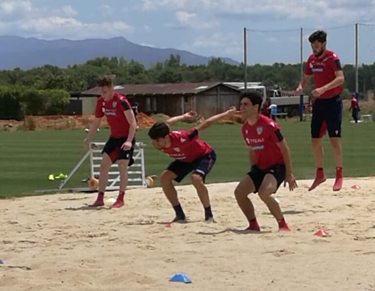 Lavoro di potenziamento sulla sabbia di Asseminello