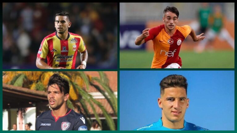 Da sx a dx, in senso orario: Sebastian Vegas, Yunus Akgun, Matias Nani e Giovanni Simeone