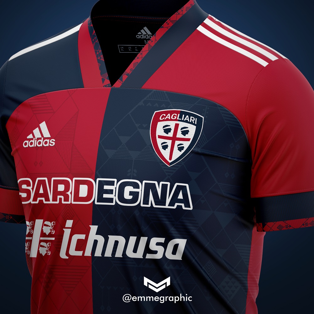 Nuova maglia sale cagliari 2021 adidas