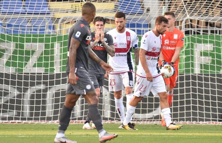 Cagliari-Udinese La disperazione di De Paul dopo un occasione fallita | Foto Luigi Canu