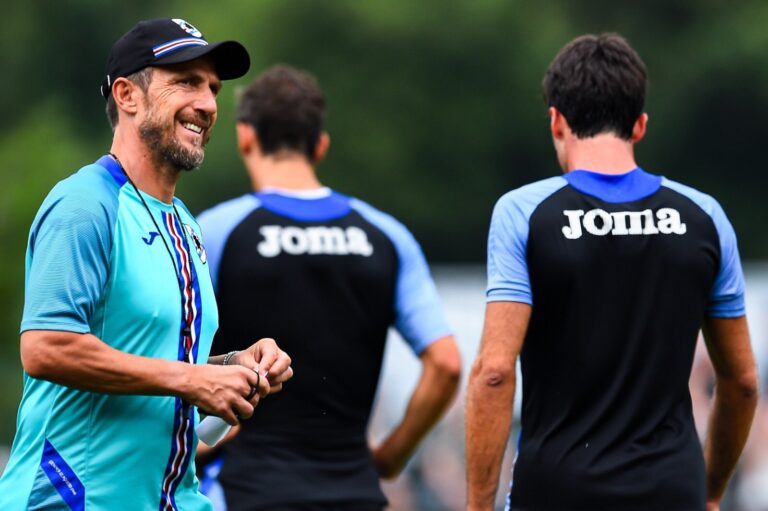 Eusebio Di Francesco durante la sua esperienza alla Sampdoria