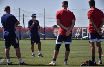 Cagliari in allenamento [foto Cagliari Calcio]