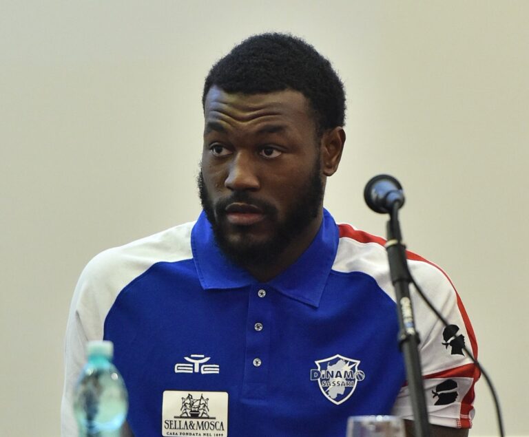 Jason Burnell al Welcome Day della dinamo Sassari | Foto Luigi Canu