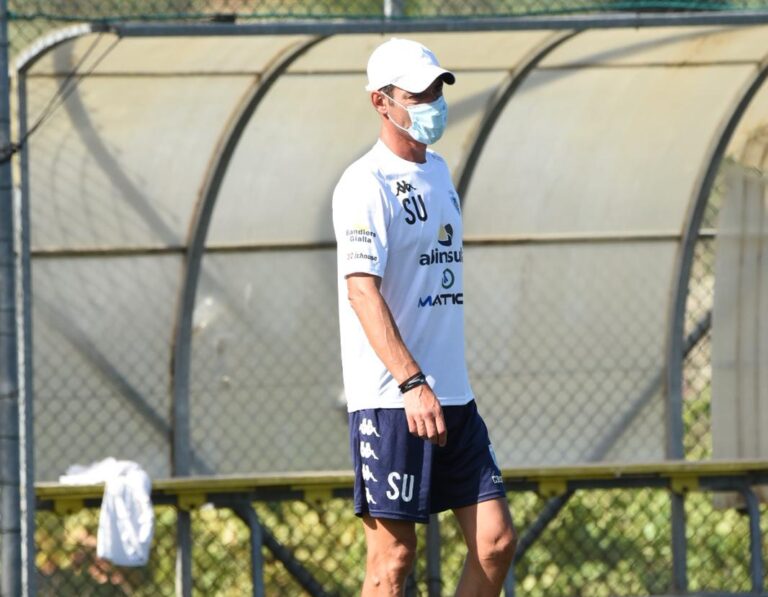 Stefano Udassi nel Ritiro biancoceleste al Borgo degli ulivi di Sorso | Foto di Alessandro Sanna