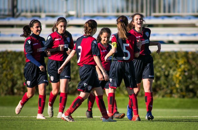 L'Under 15 femminile del Cagliari | Foto Cagliari Calcio