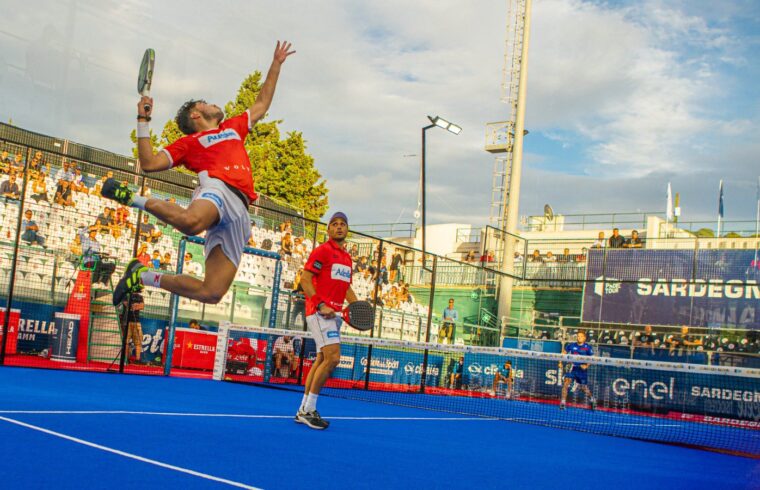 Un match degli ottavi del Sardegna Open | Foto World Padel Tour