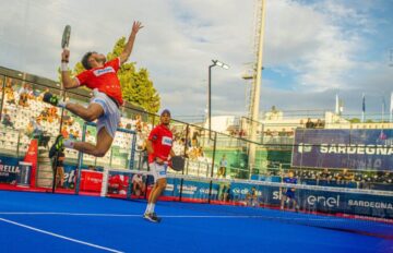 Un match degli ottavi del Sardegna Open | Foto World Padel Tour