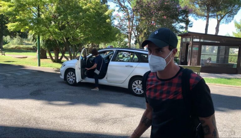 Visite mediche per Luca Cigarini (foto Dario Marchetti)