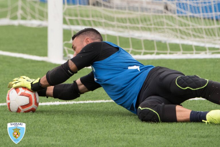 Il portiere Pierpaolo Garau foto di Alessandro Sanna