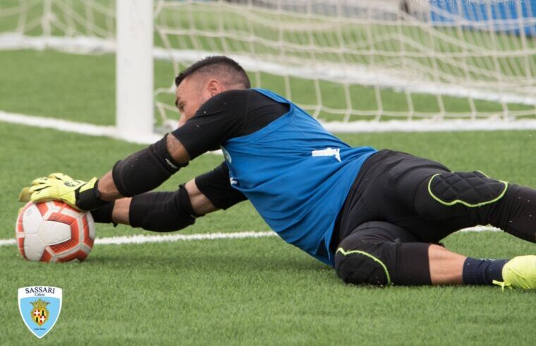 Il portiere Pierpaolo Garau foto di Alessandro Sanna