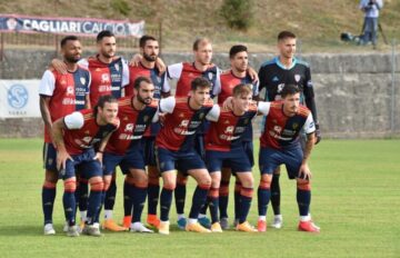 Il Cagliari sceso in campo ad Aritzo contro l Olbia | Foto Sandro Giordano