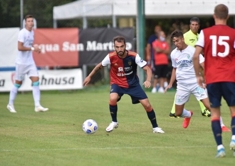 Riccardo Ladinetti in amichevole | Foto Sandro Giordano